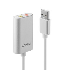 "Lindy USB Type A Audio Converter 42926 – Ultimate Sound Quality & Plug-and-Play Convenience"